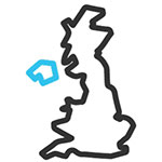 Outline of map of UK