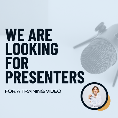 need to hire a presenter