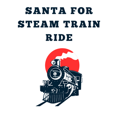 Santa For Steam Train Ride